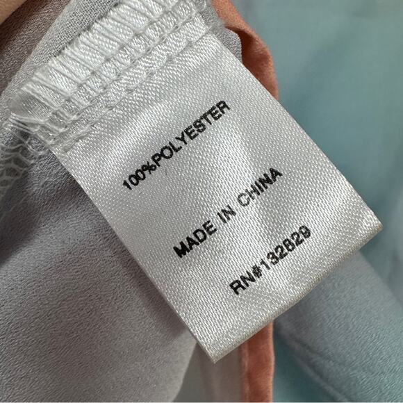 Superdown Revolve Watercolor Pastel Button Down Shirt Womens XS Casual Spring - Picture 9 of 9